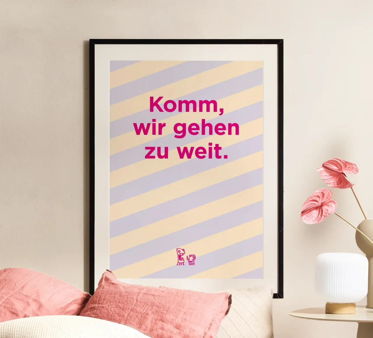 Komm, wir gehen zu weit. carta hahnemühle da Art Fart