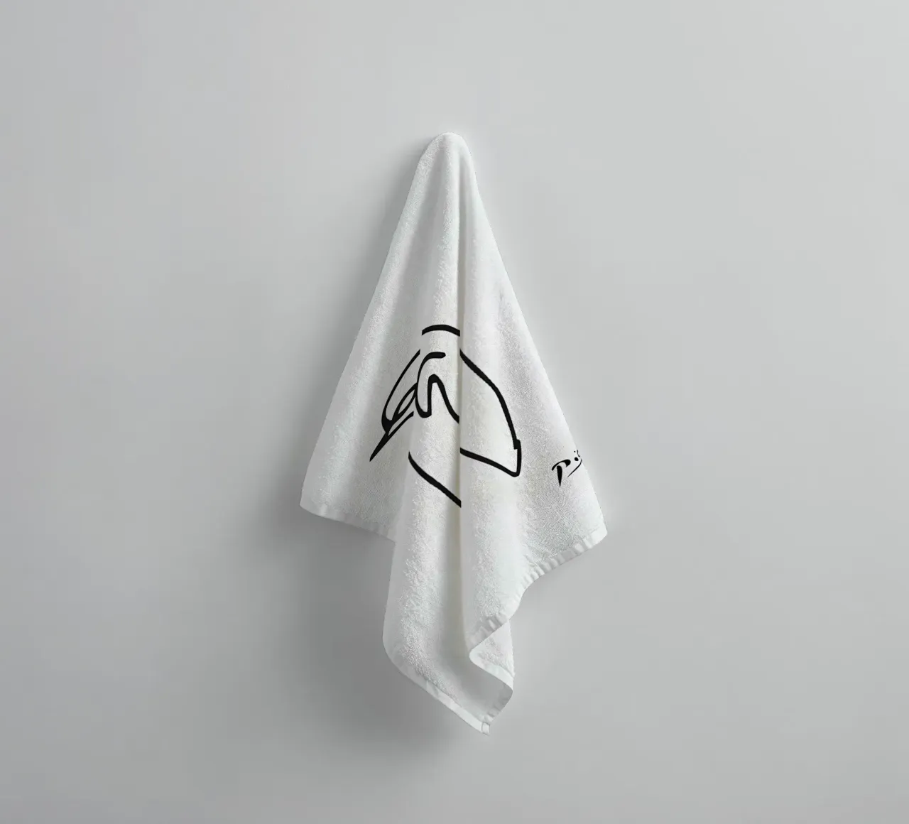 Picasso Penguin Sketch towel by Mrs.Allen