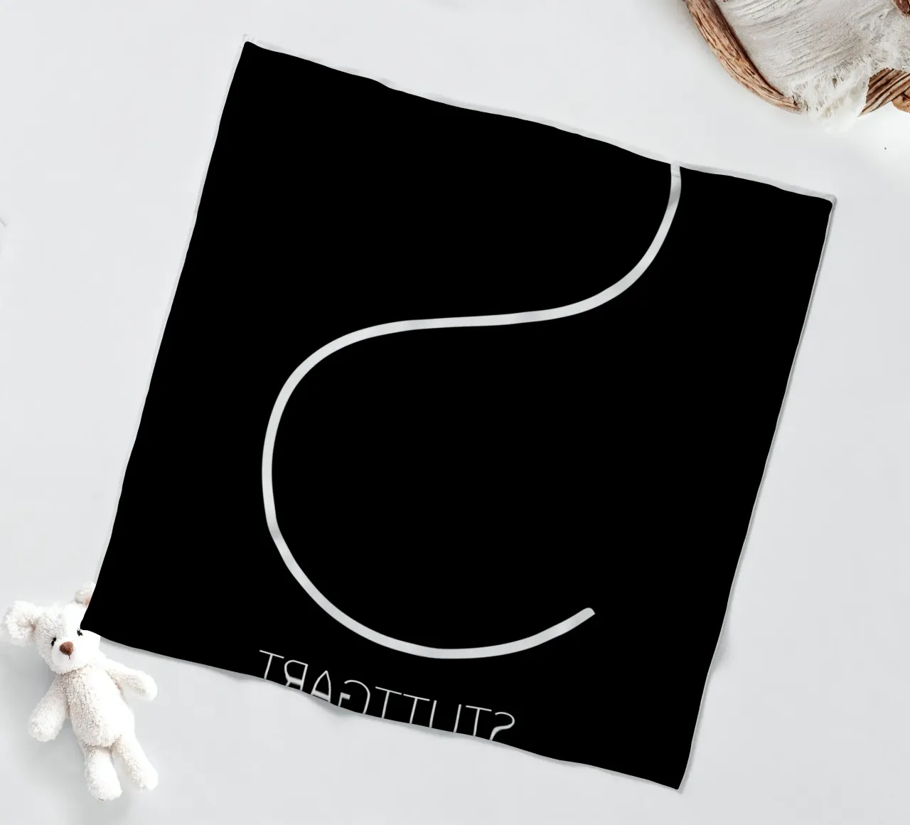 STUTTGART -  black coperta in pile da CityLights