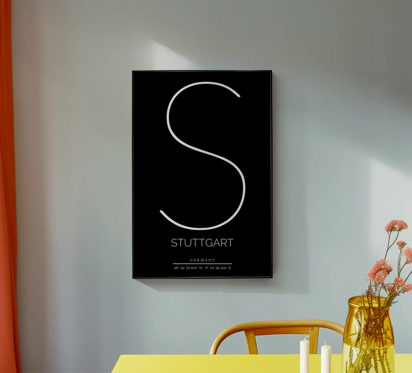 STUTTGART - black acryl van CityLights