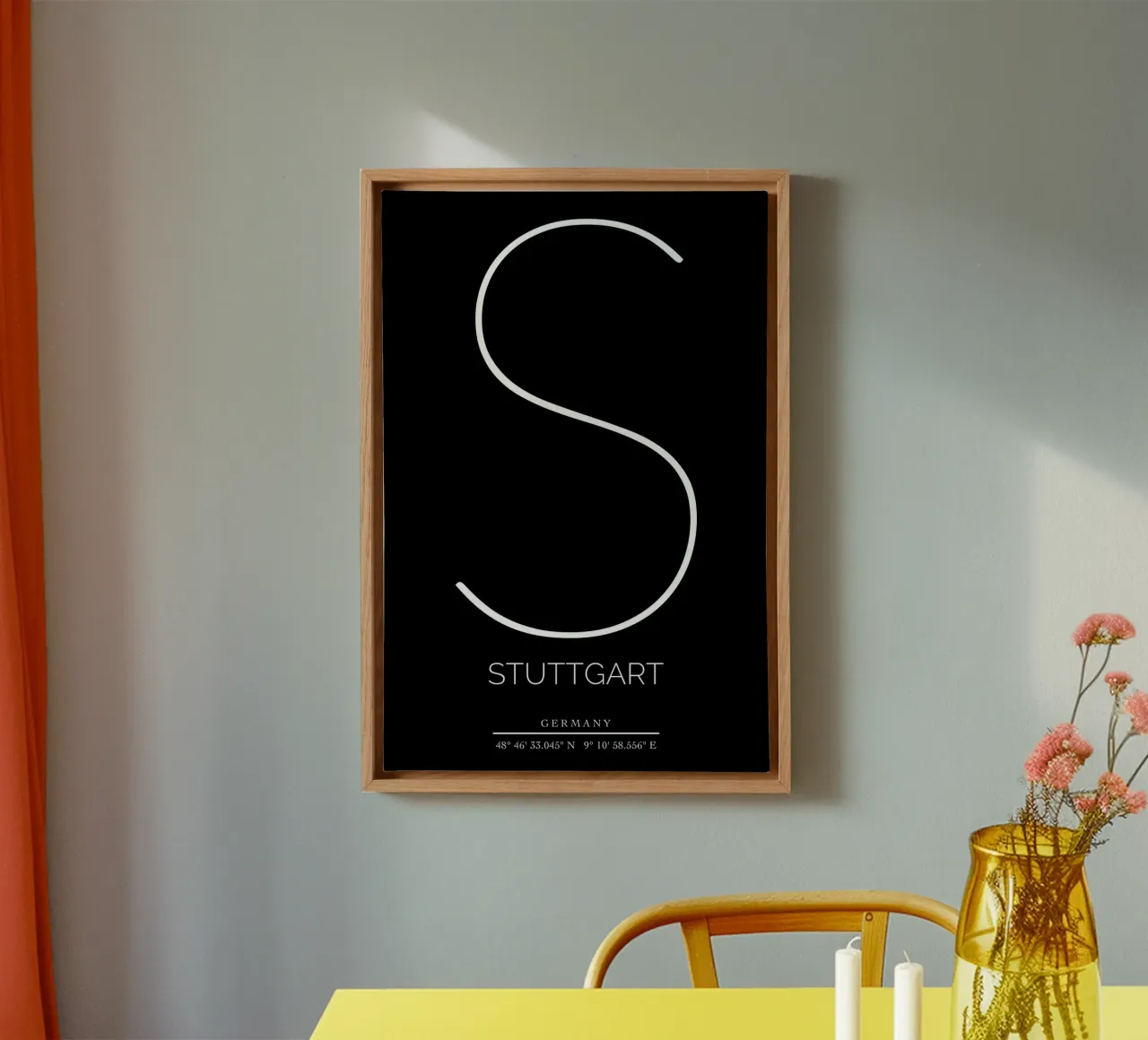STUTTGART -  black canvas by CityLights