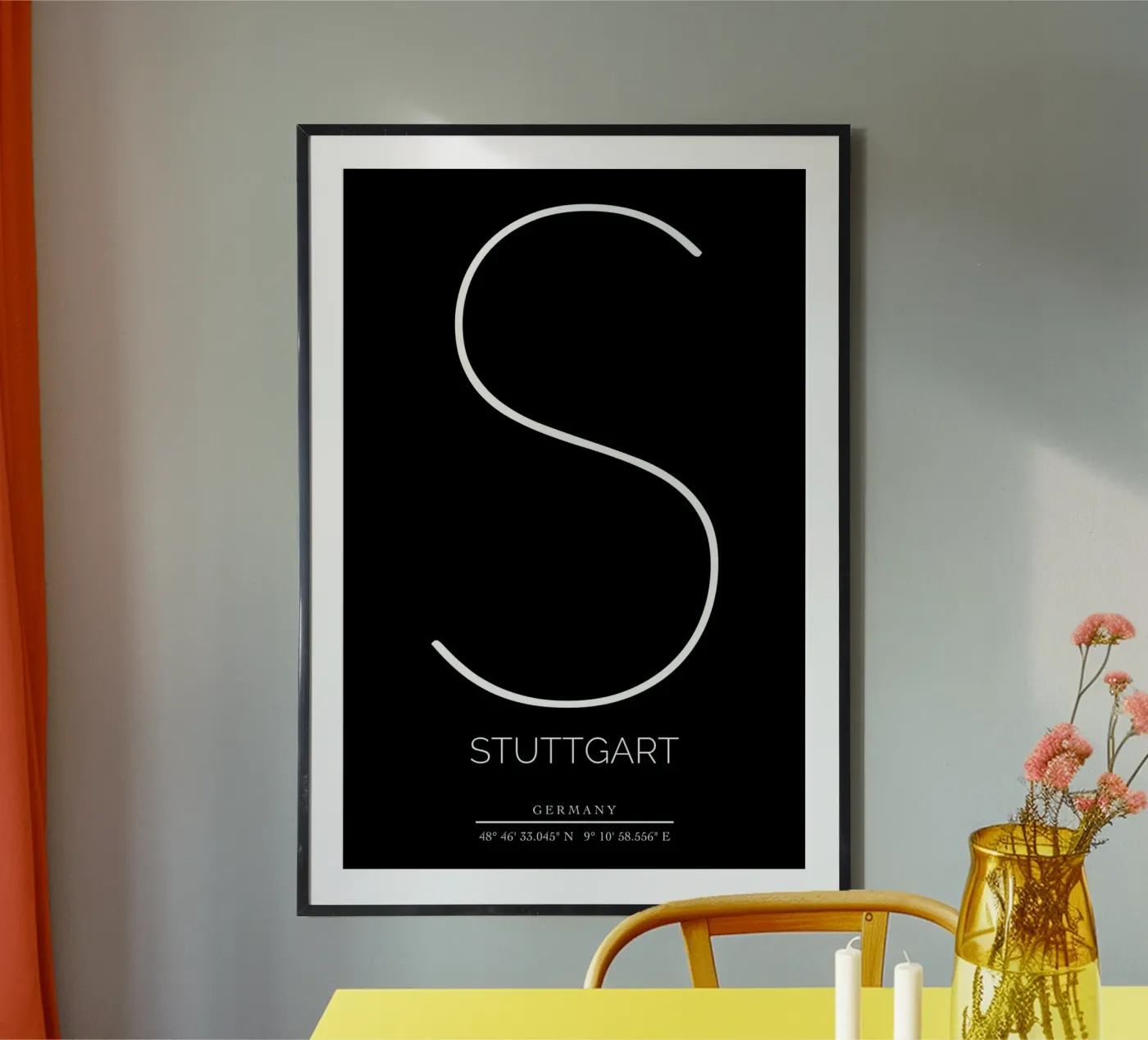 STUTTGART -  black poster da CityLights