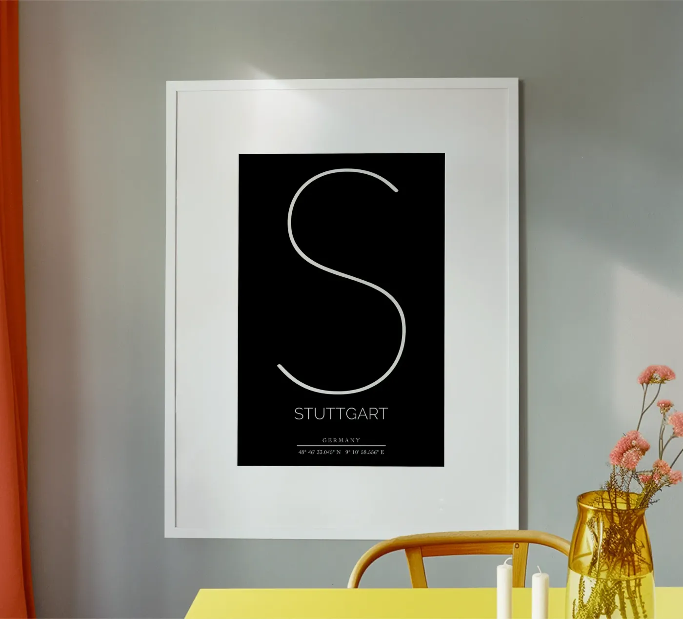 STUTTGART -  black poster da CityLights