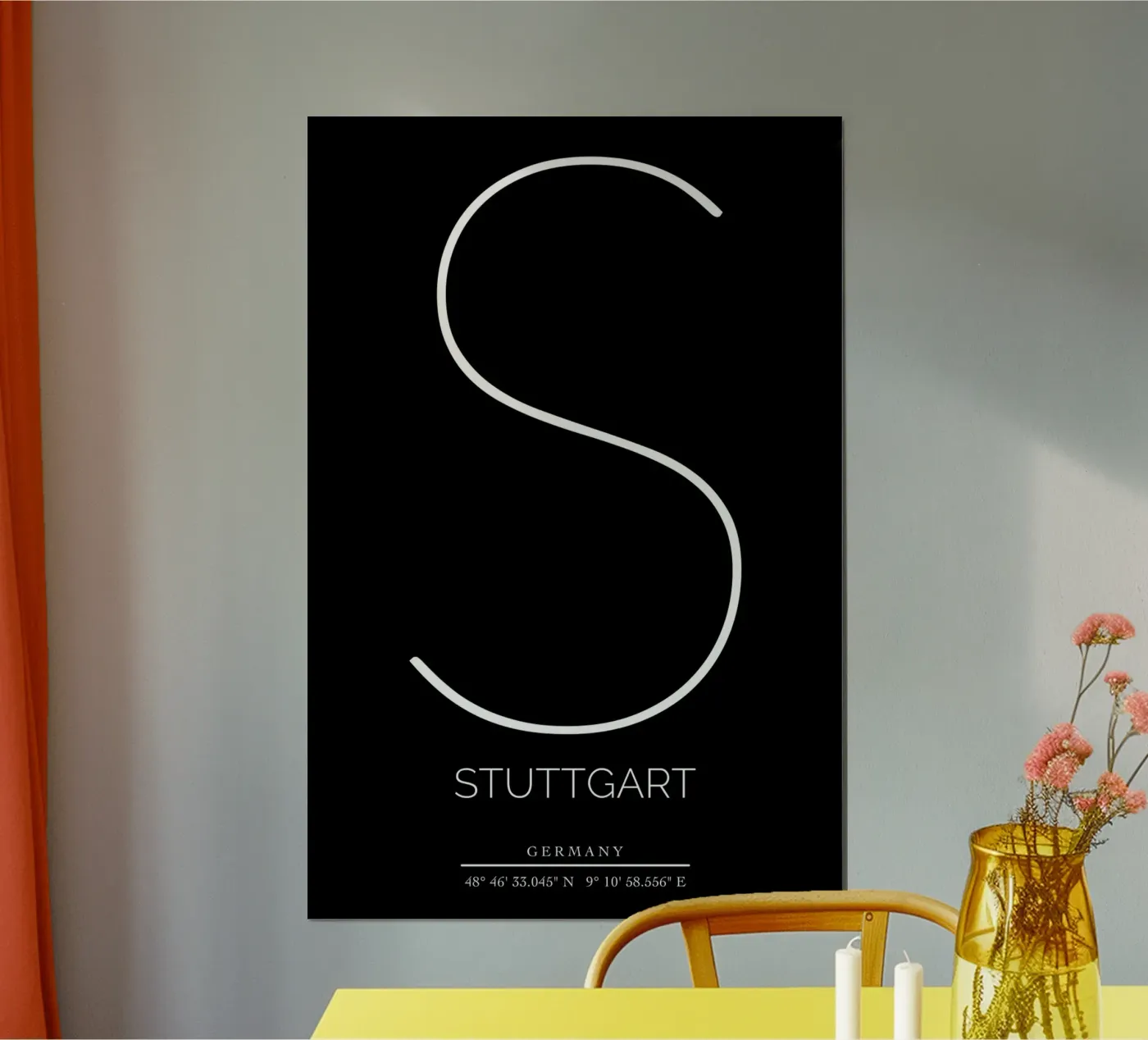 STUTTGART -  black poster da CityLights