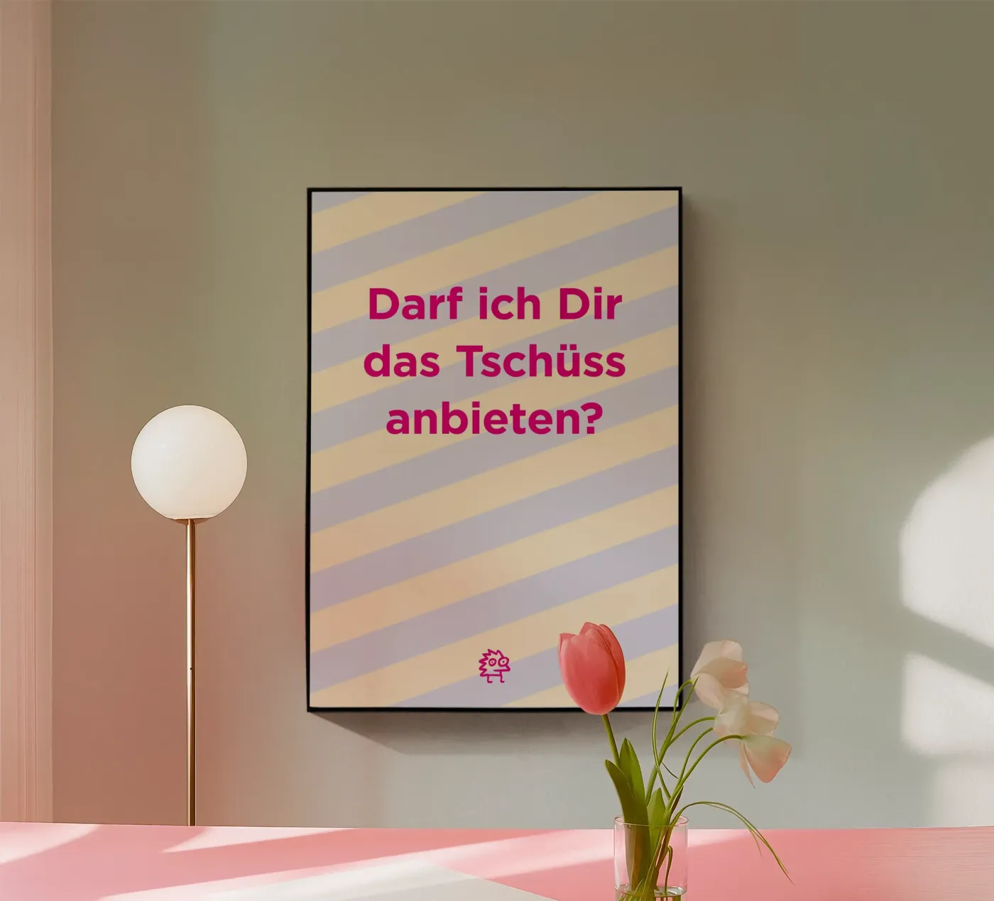 Das Tschüss acryl van Art Fart