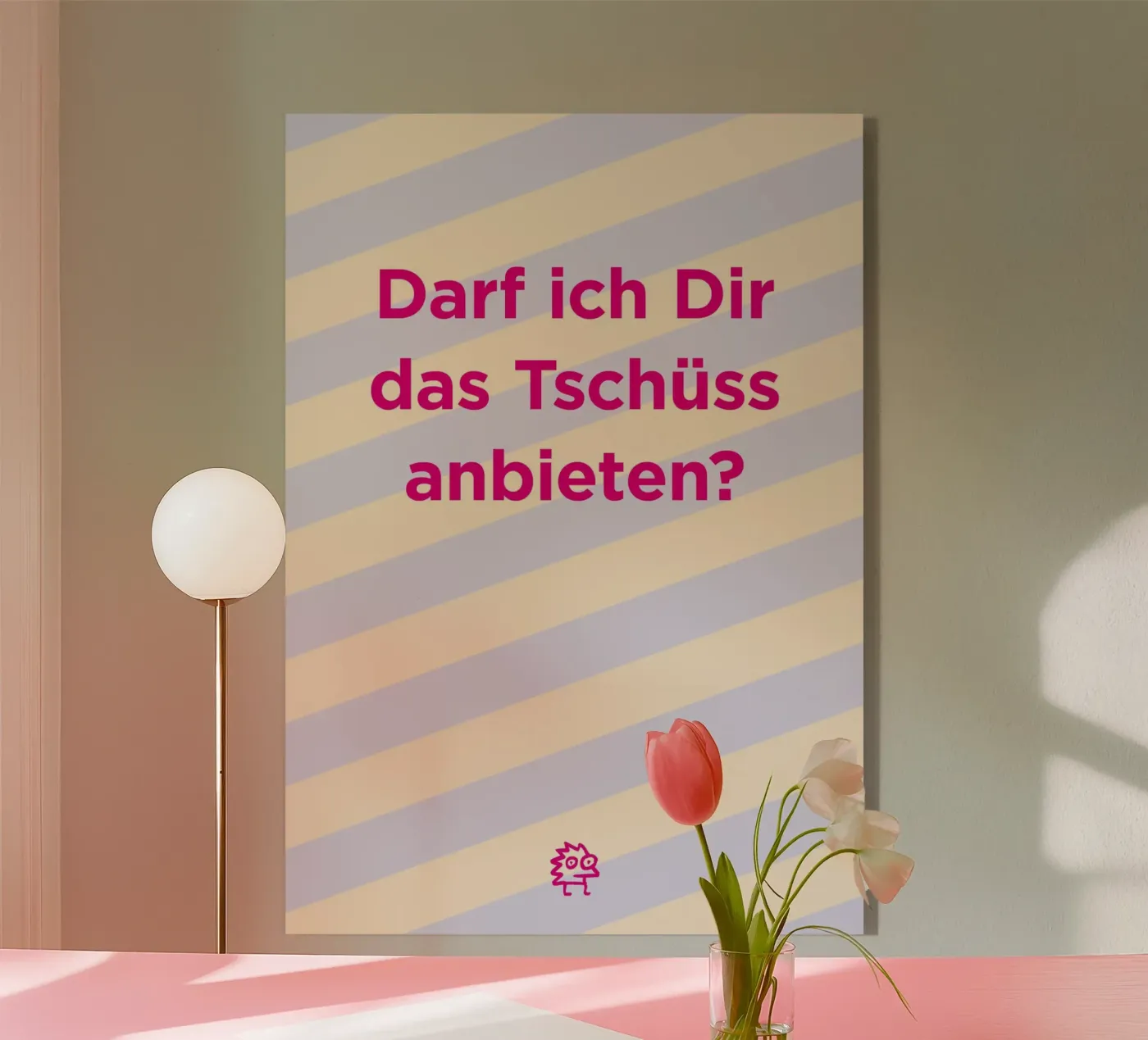 Das Tschüss acryl van Art Fart