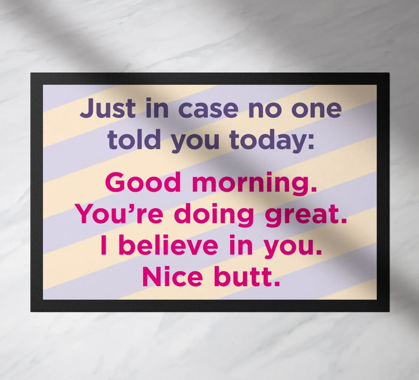 Nice butt. Fußmatte von Art Fart