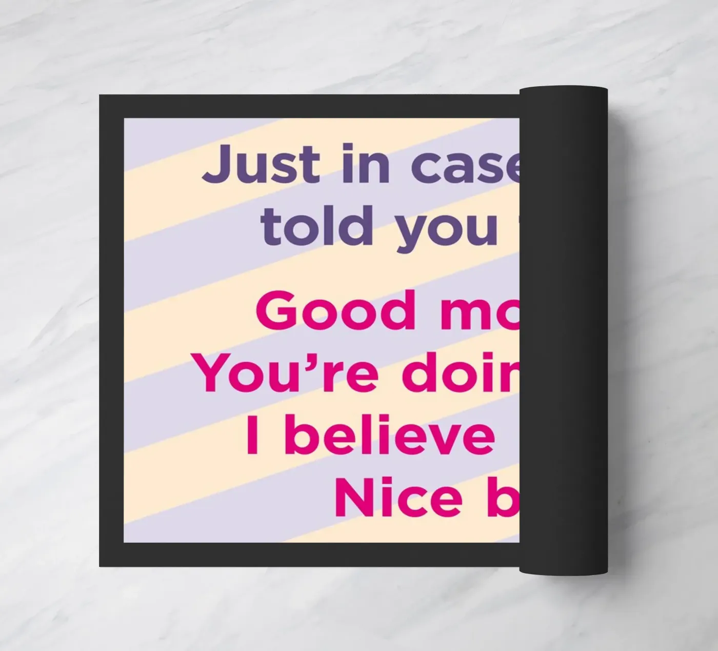 Nice butt. Fußmatte von Art Fart