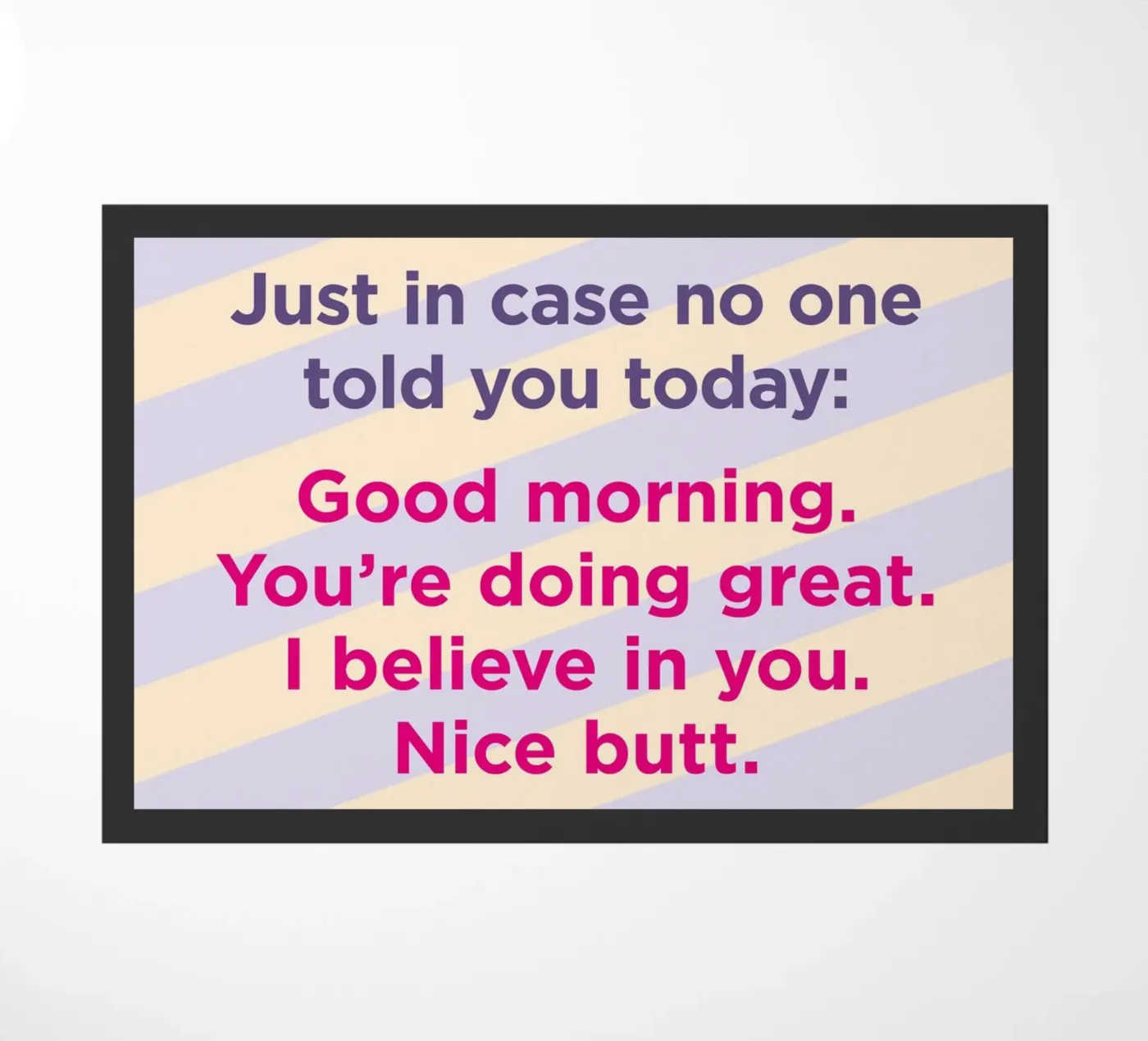 Nice butt. Fußmatte von Art Fart