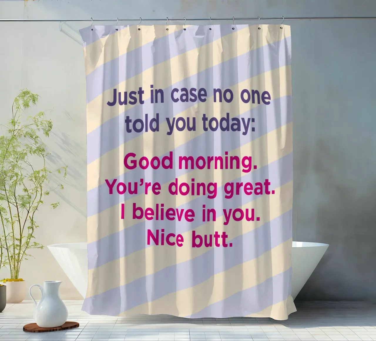 Nice butt. Duschvorhang von Art Fart