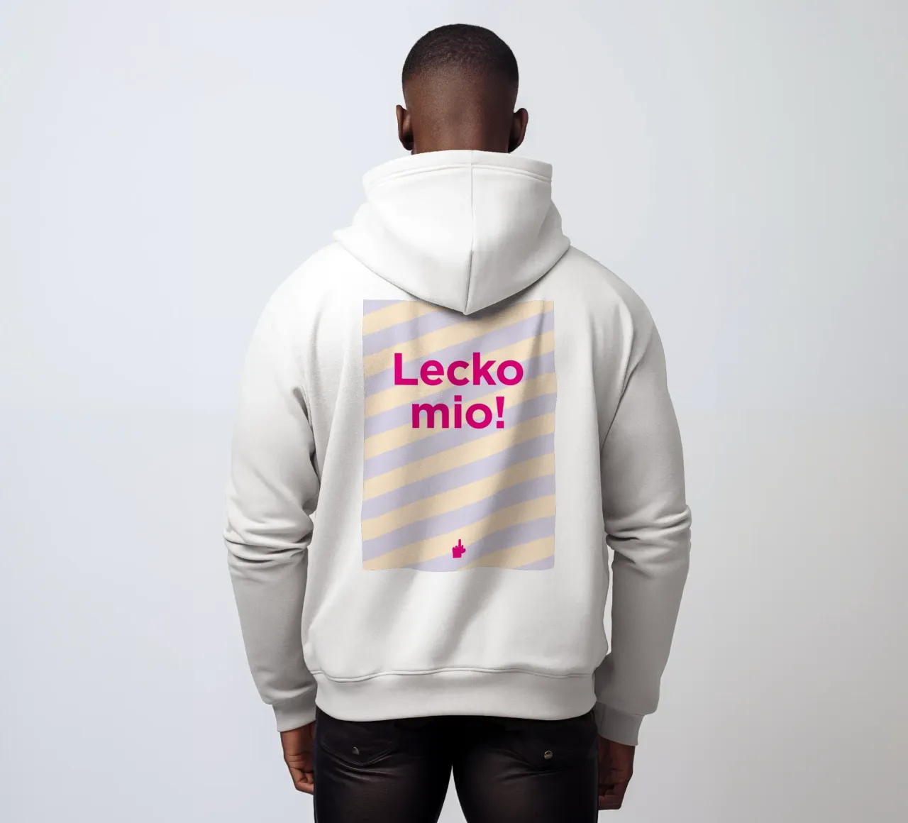 Lecko mio! felpa con cappuccio da Art Fart