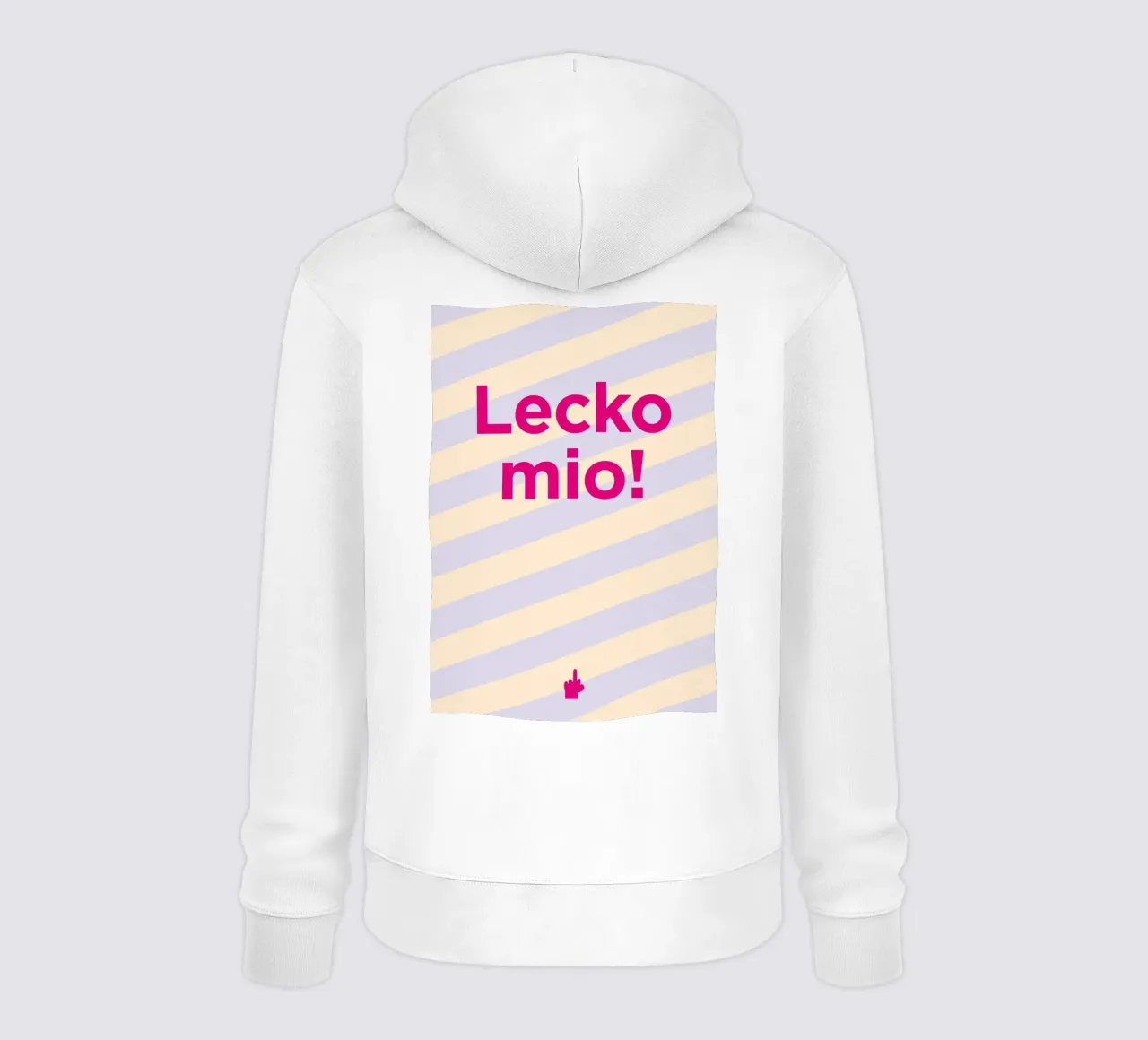 Lecko mio! felpa con cappuccio da Art Fart