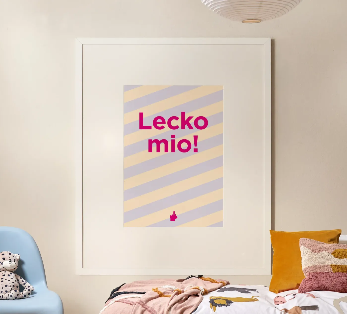 Lecko mio! poster van Art Fart