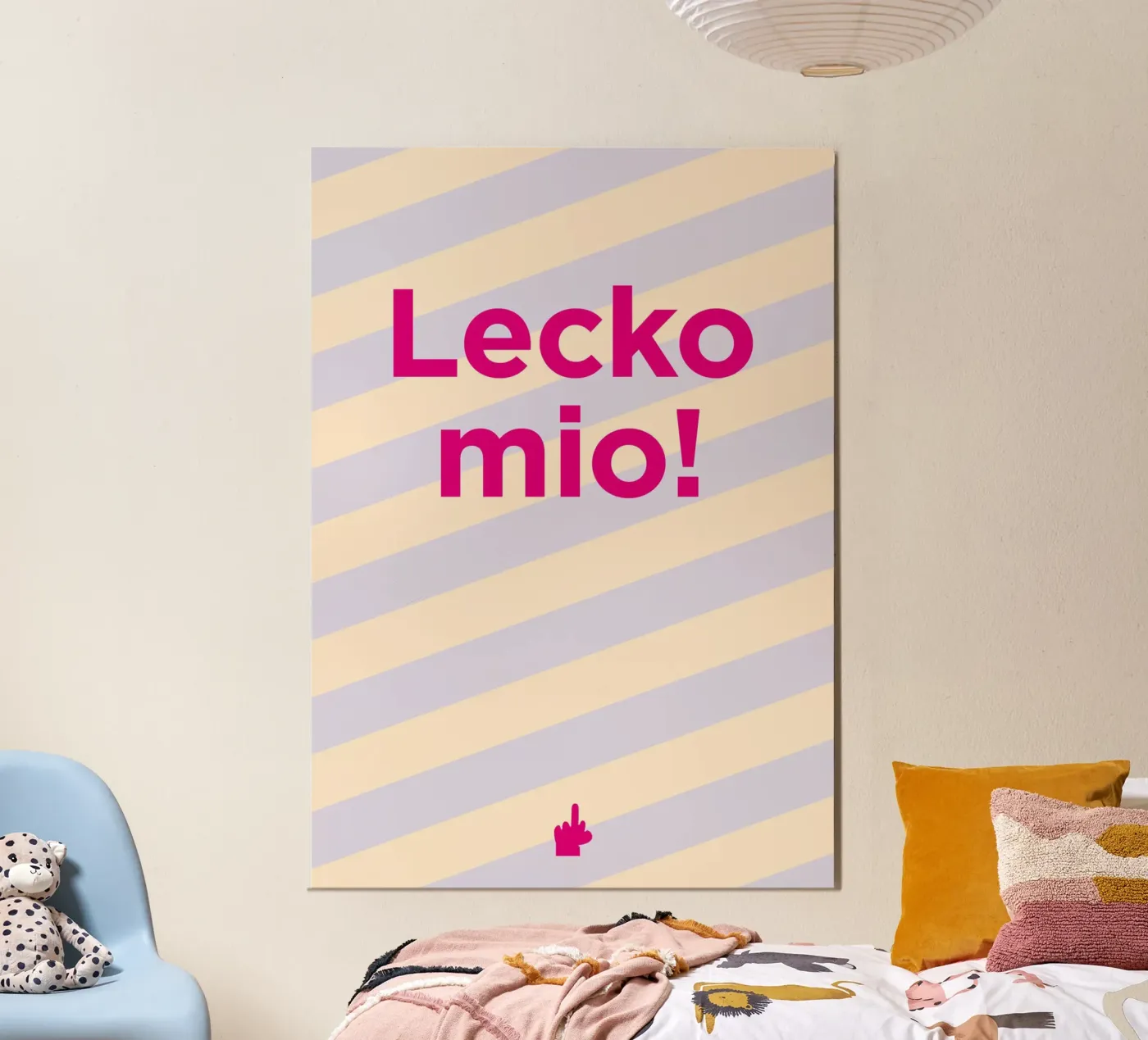 Lecko mio! poster van Art Fart