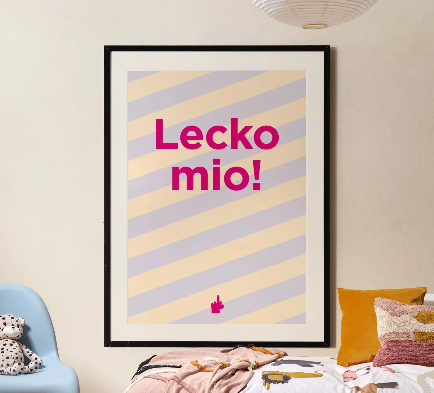 Lecko mio! poster van Art Fart