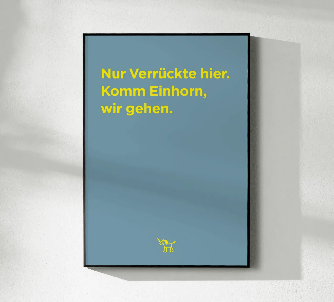 Komm Einhorn … plexiglas de Art Fart