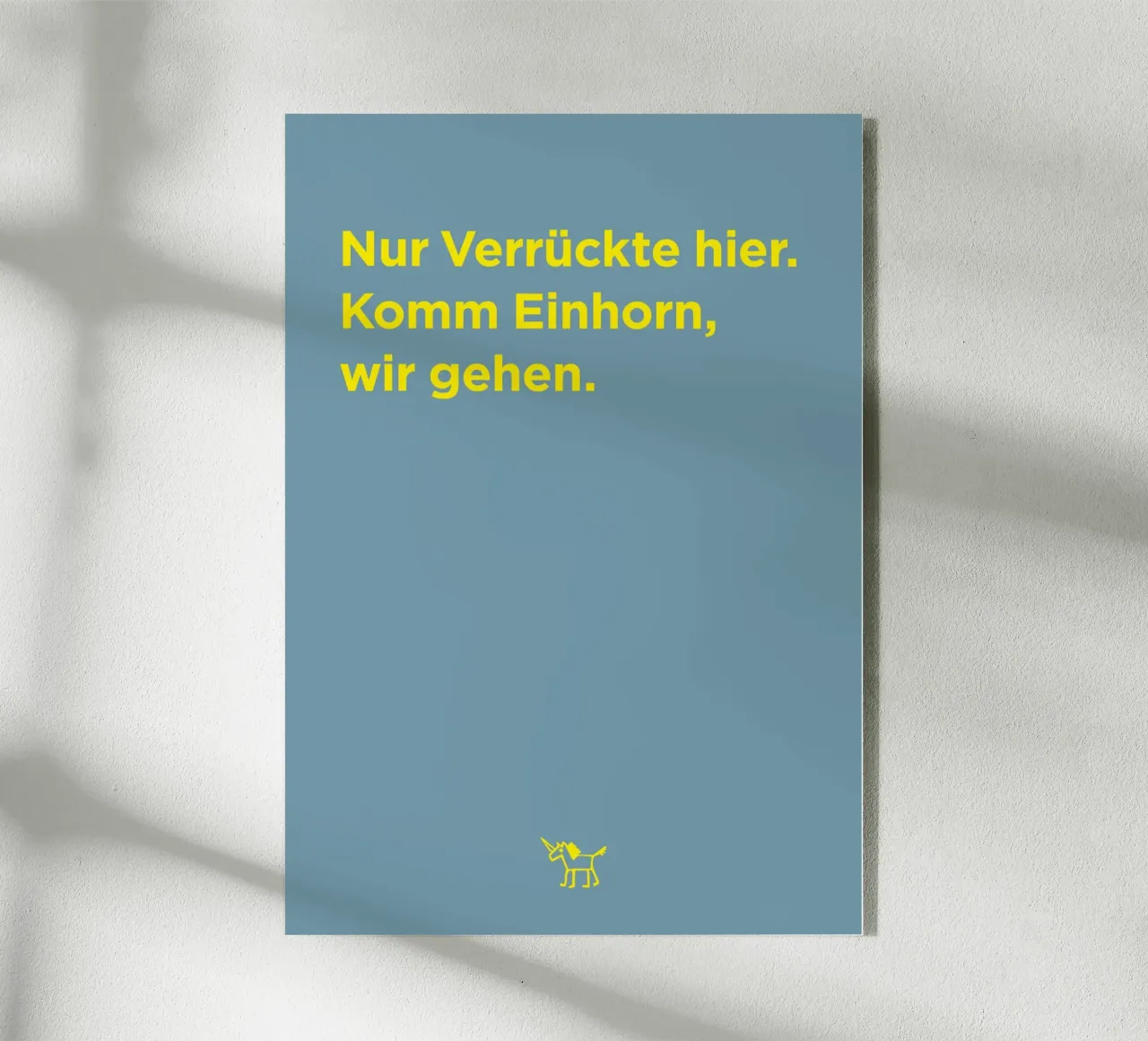 Komm Einhorn … plexiglass da Art Fart