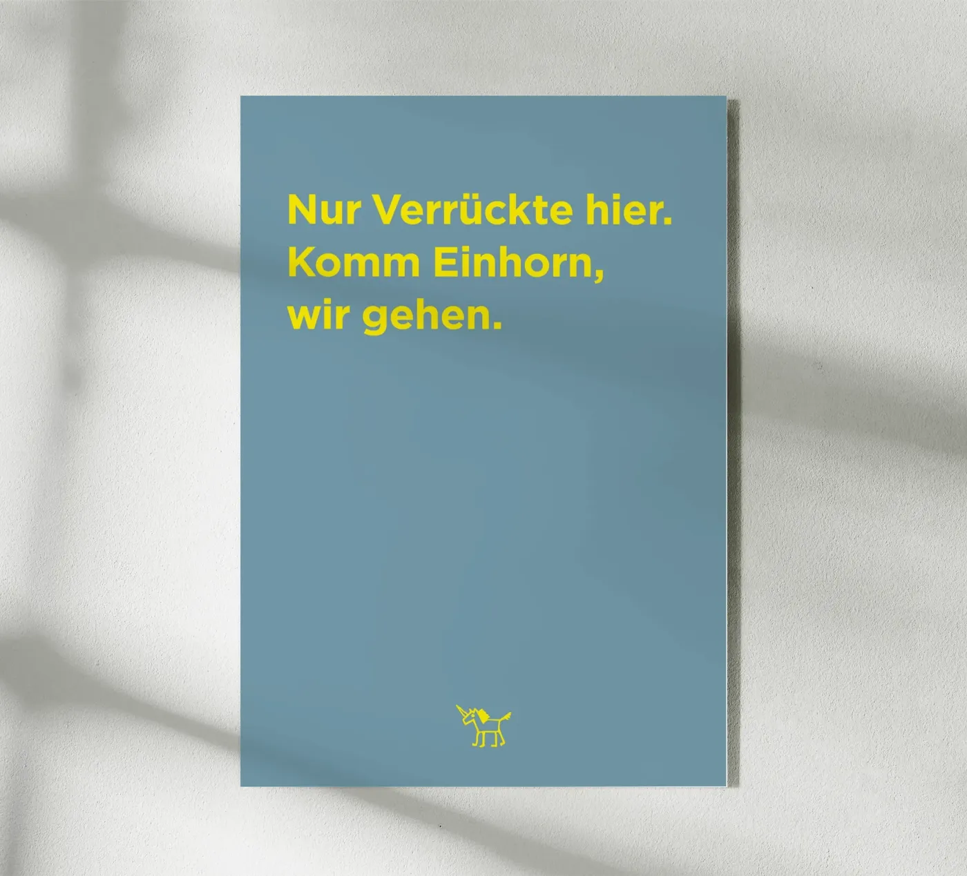 Komm Einhorn … plexiglas de Art Fart