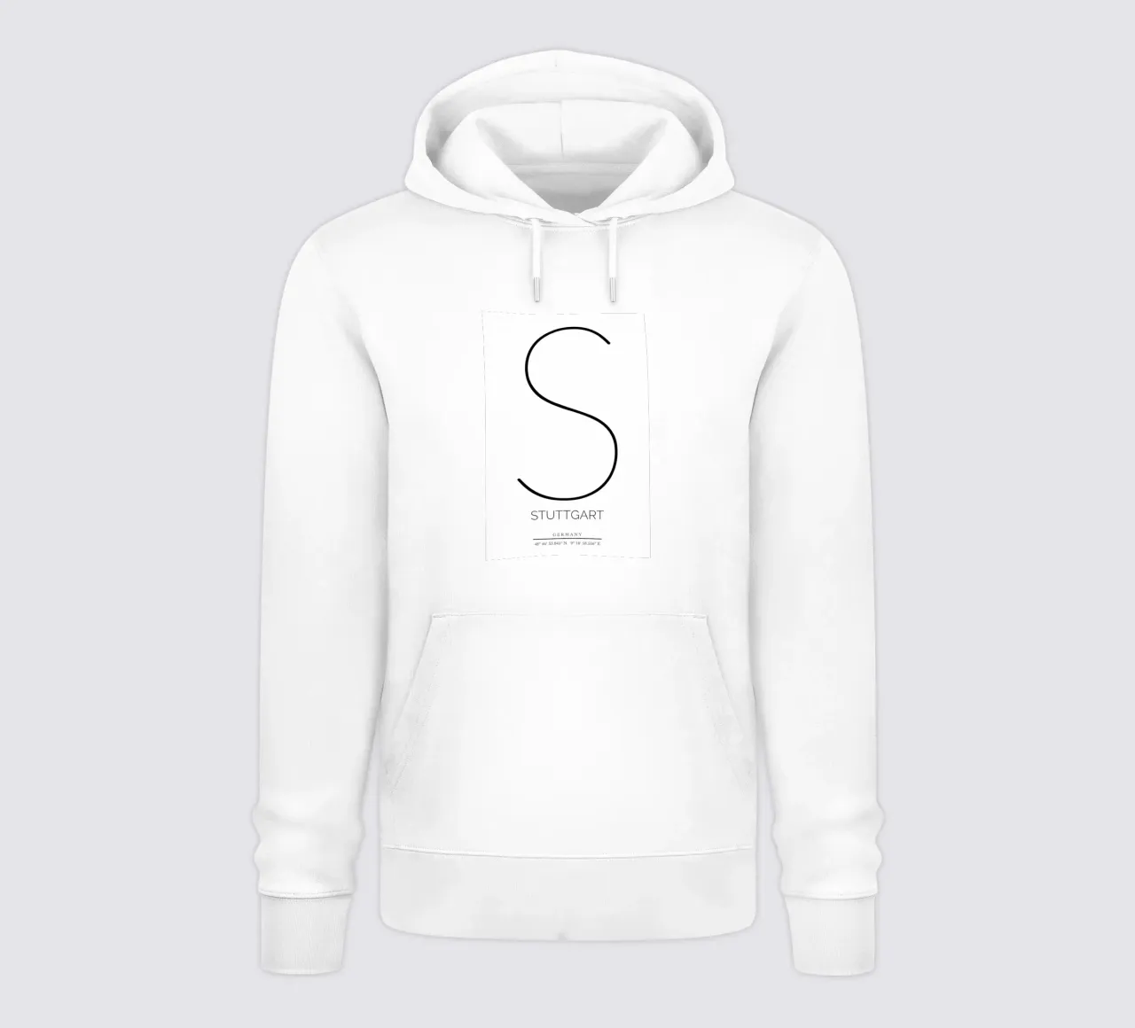 STUTTGART -  white hoodie by CityLights
