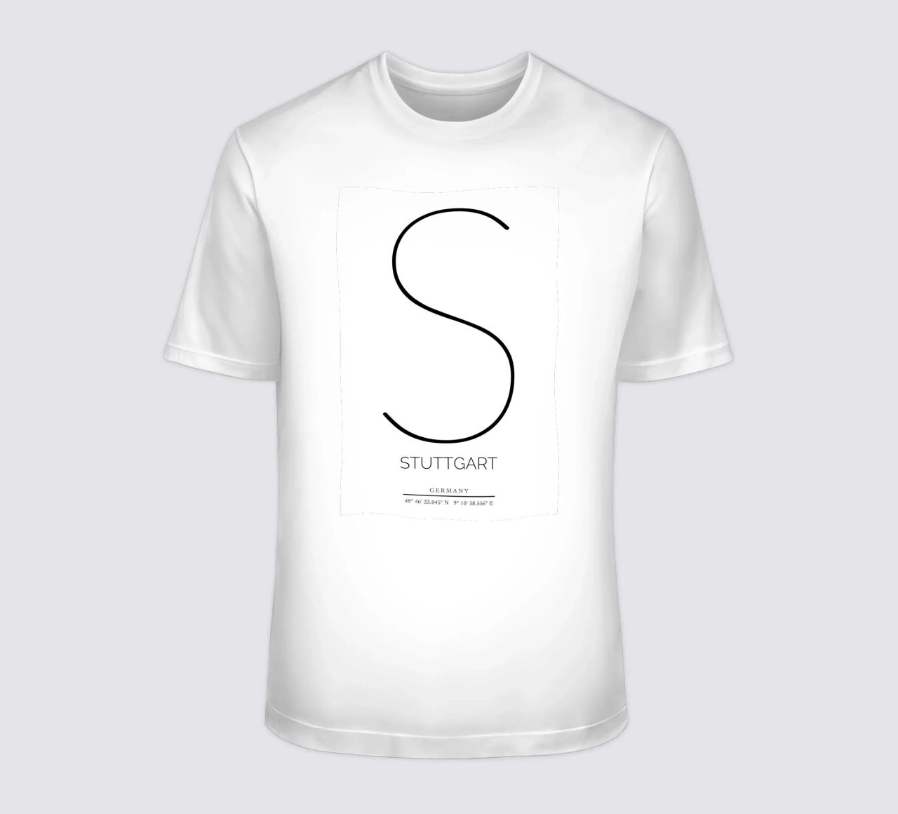 STUTTGART -  white T-Shirt von CityLights