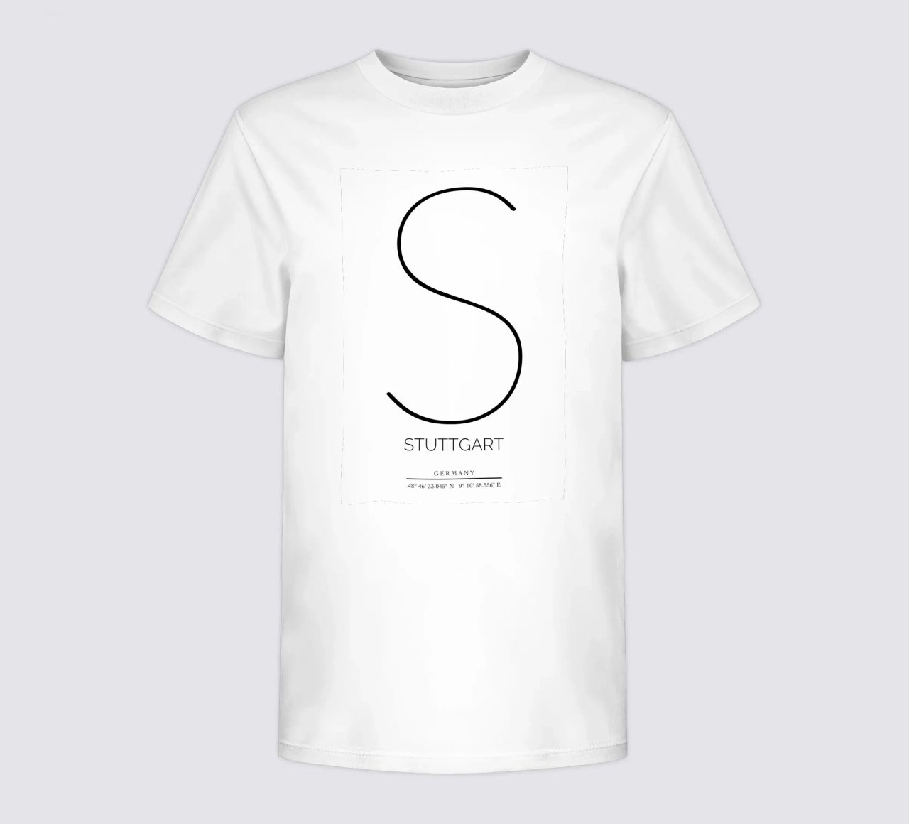 STUTTGART -  white Kinder T-Shirt von CityLights