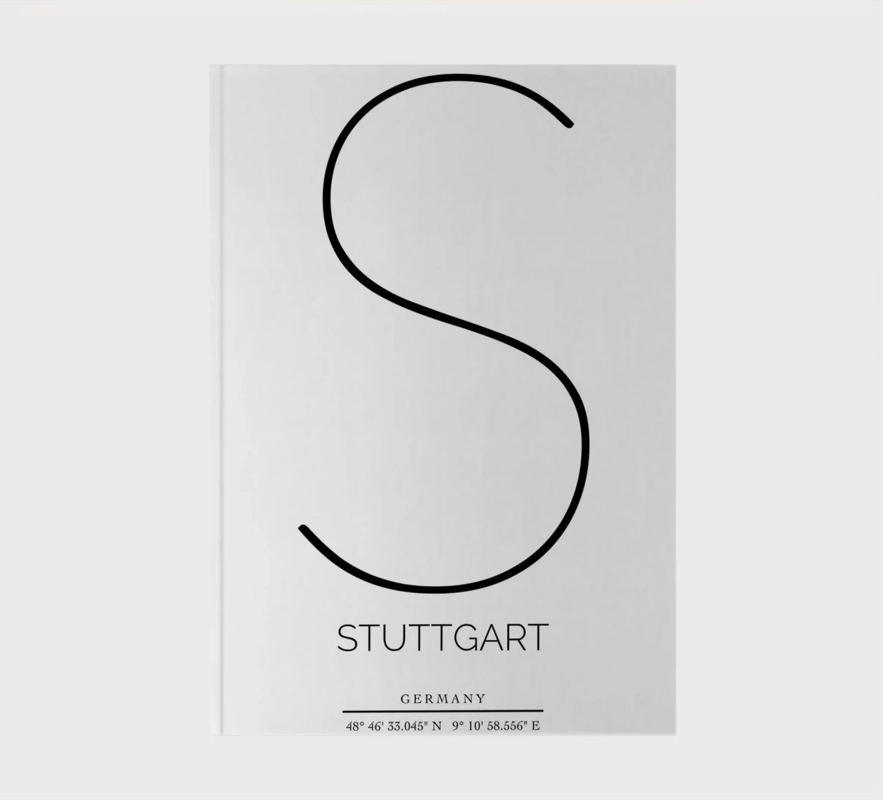 STUTTGART -  white Notizbuch von CityLights