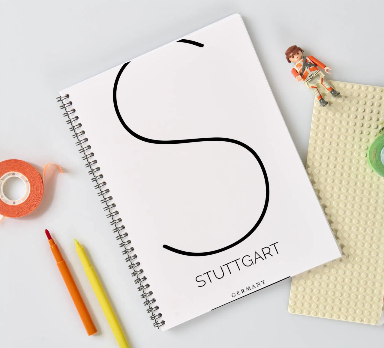 STUTTGART -  white Ringbuch von CityLights
