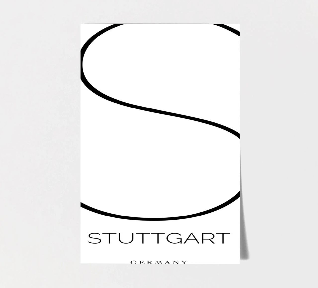 STUTTGART -  white Stickerbogen von CityLights