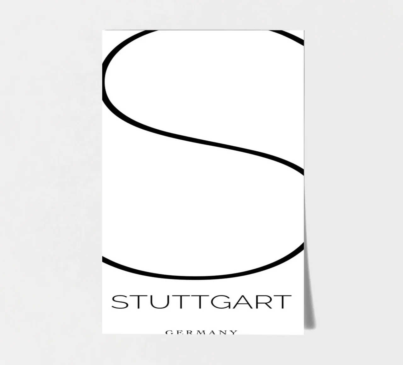 STUTTGART -  white foglio adesivo da CityLights
