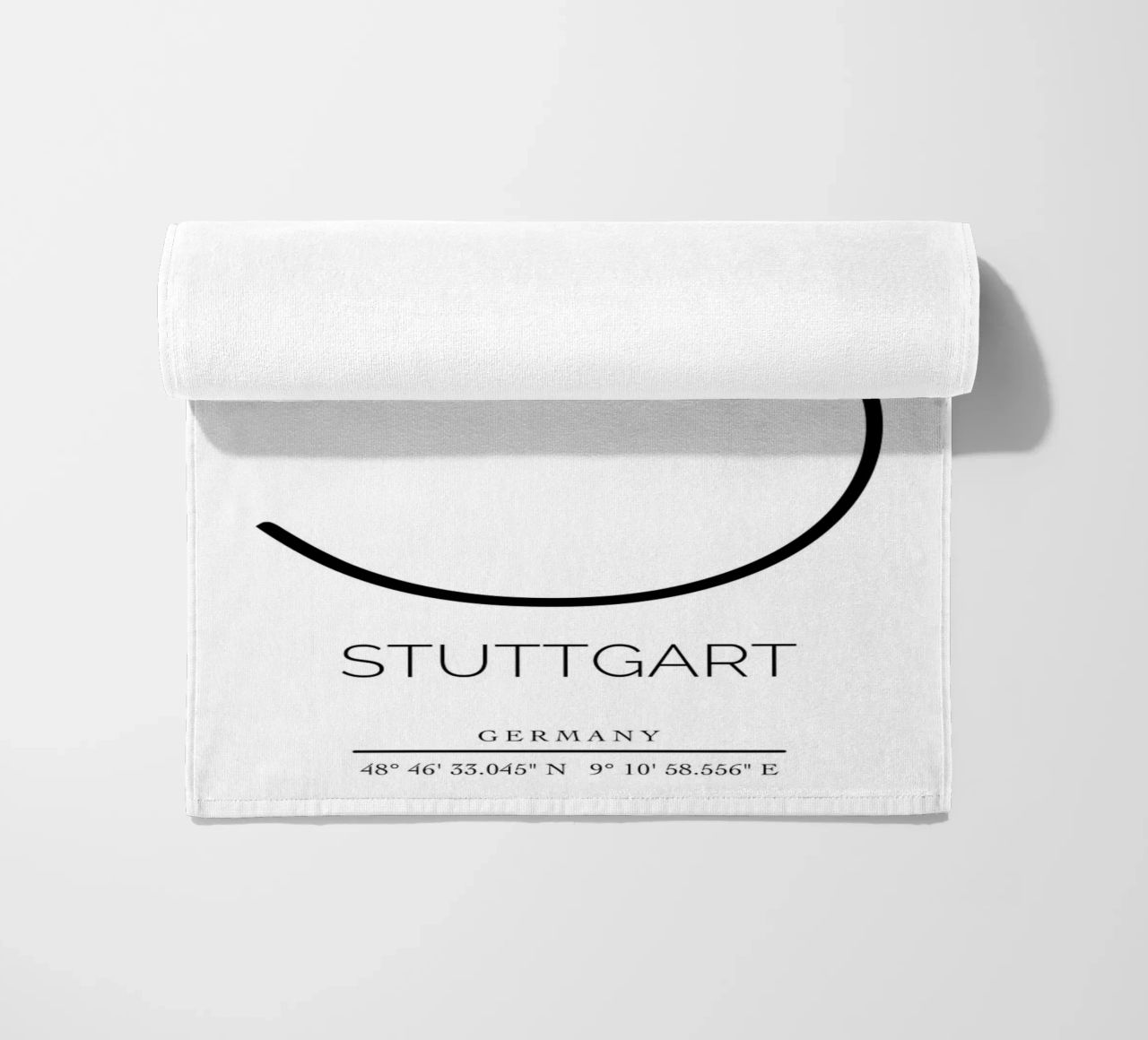 STUTTGART -  white Strandtuch von CityLights