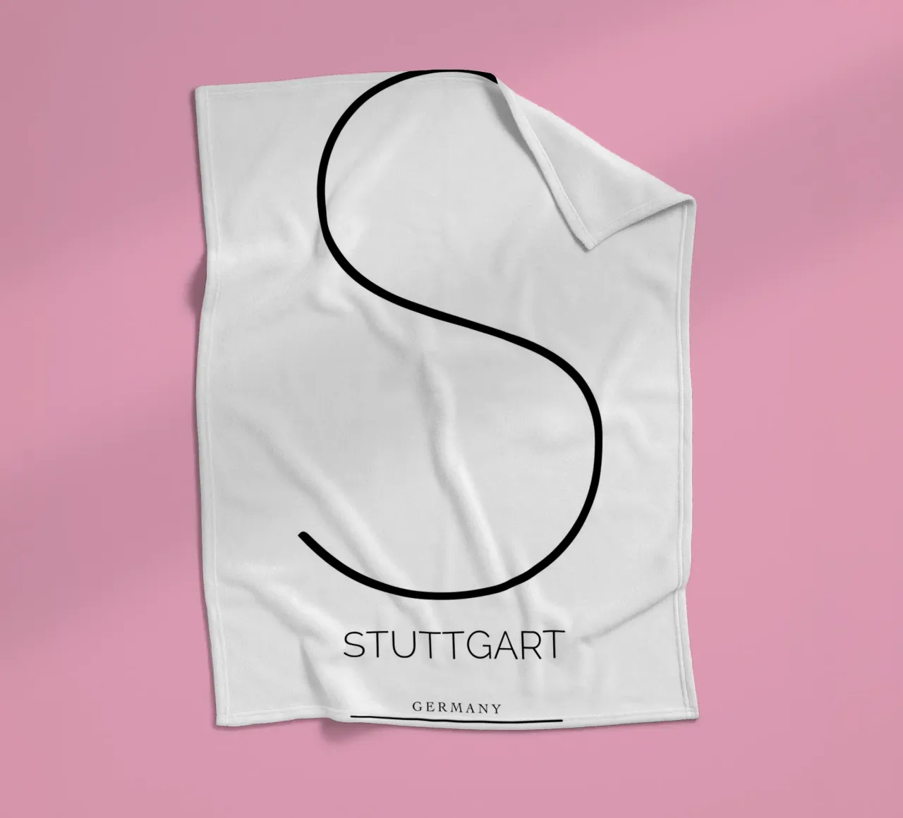 STUTTGART -  white coperta in pile da CityLights