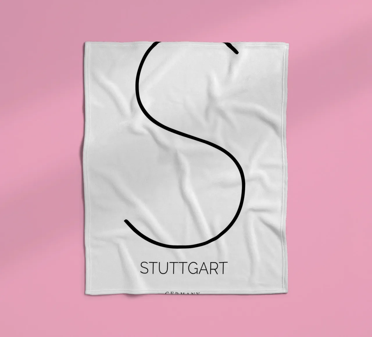 STUTTGART -  white coperta in pile da CityLights