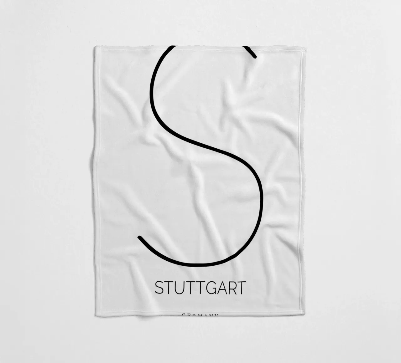 STUTTGART -  white coperta in pile da CityLights