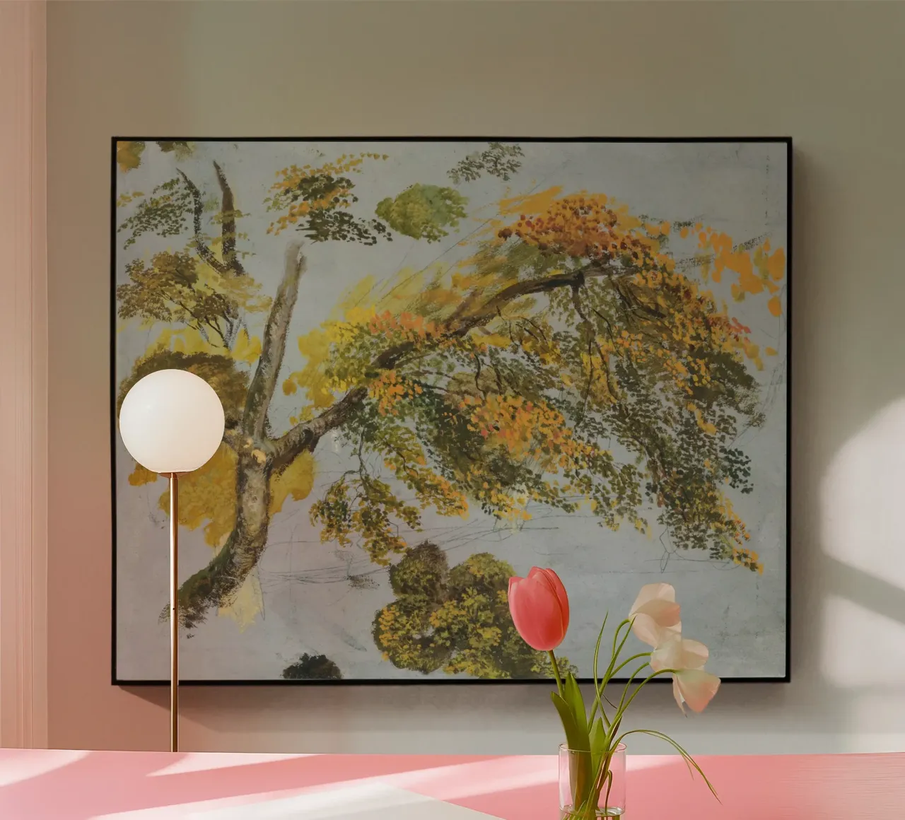 Tree Study (Autumn Foliage plexiglass da vintageshop