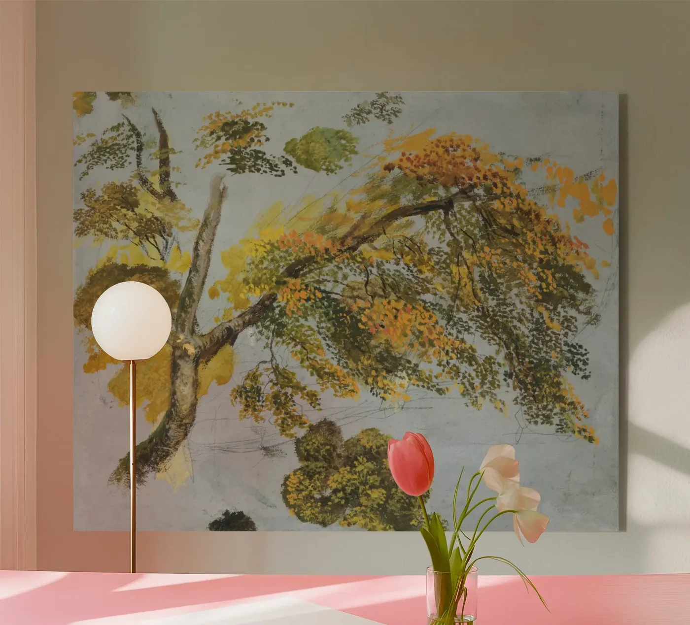 Tree Study (Autumn Foliage plexiglas de vintageshop