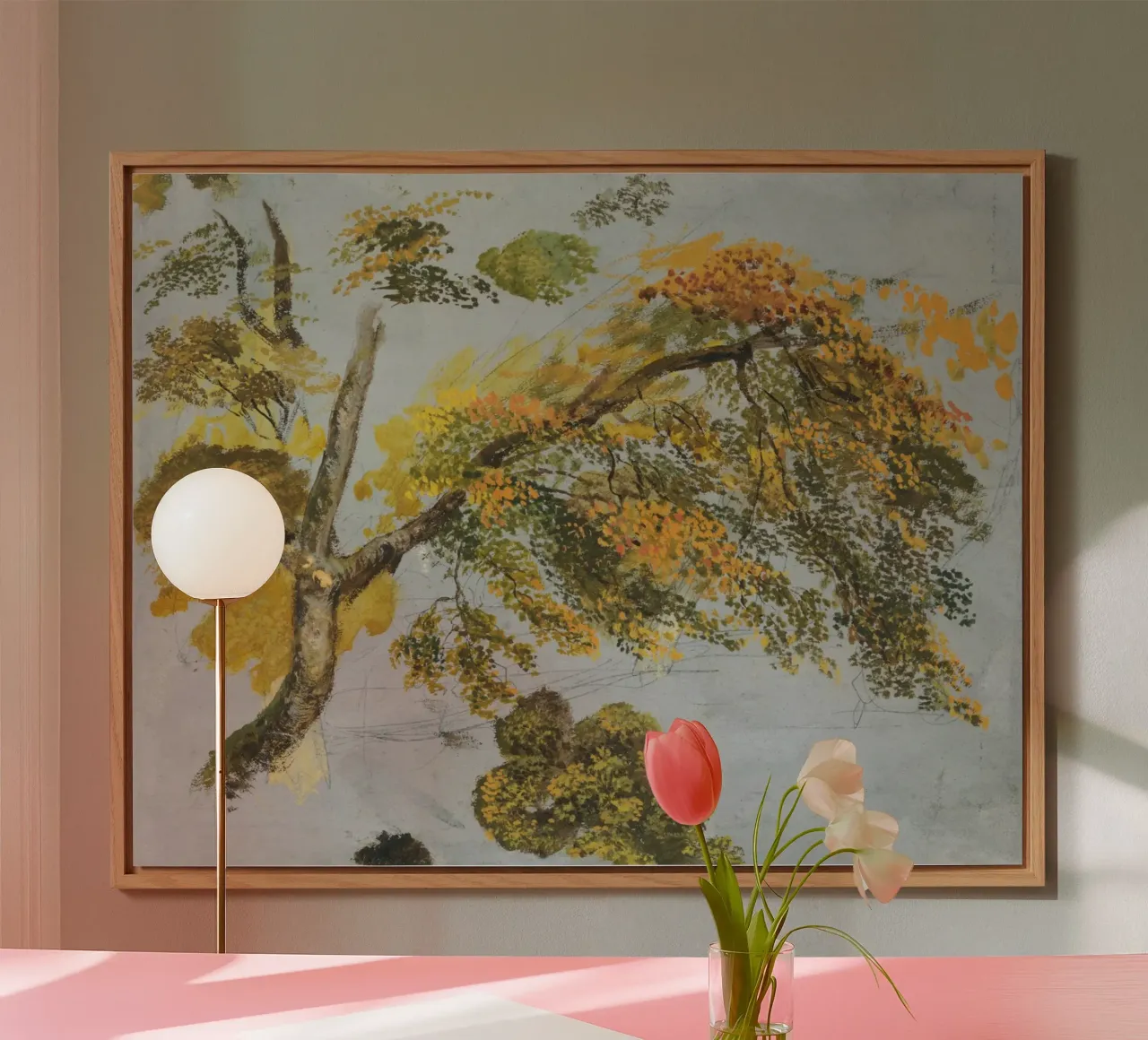 Tree Study (Autumn Foliage alluminio dibond da vintageshop
