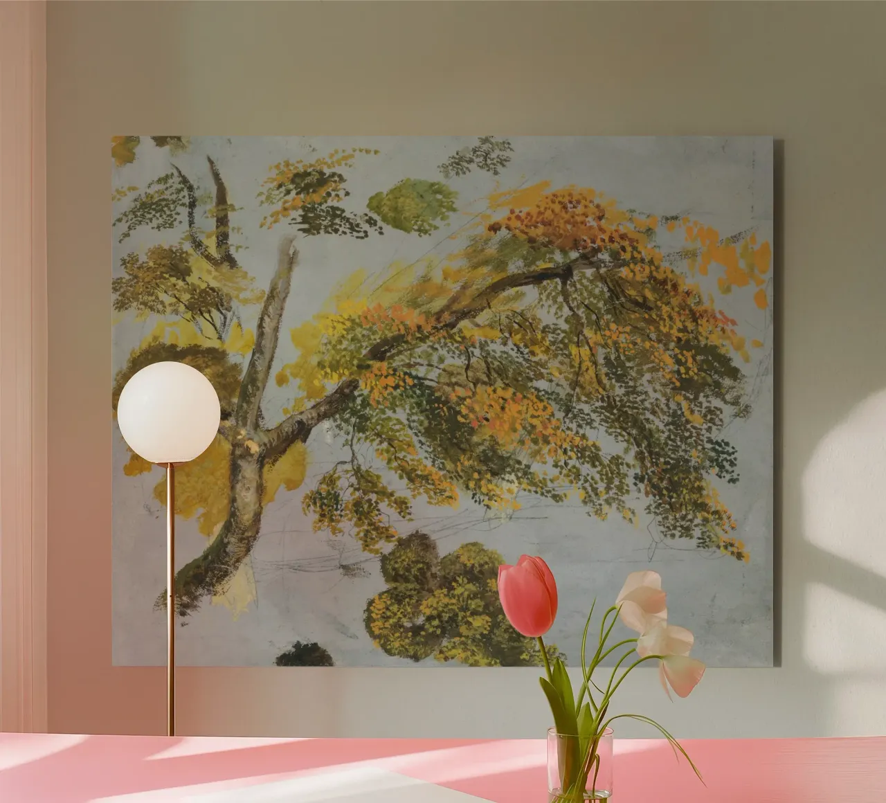 Tree Study (Autumn Foliage alluminio dibond da vintageshop
