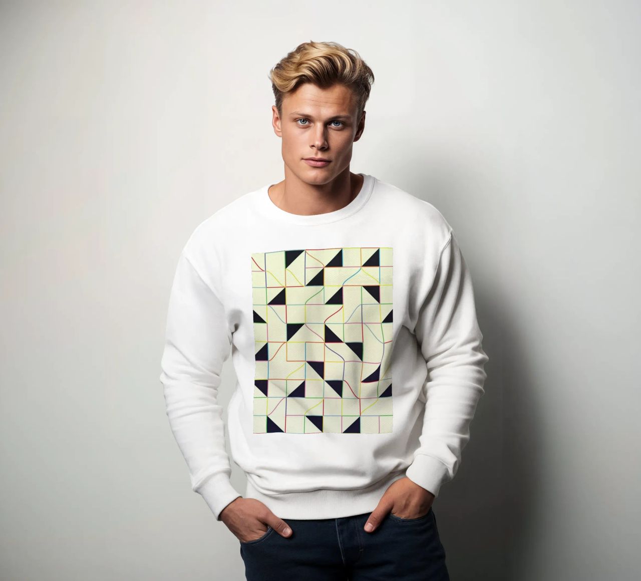 Triangles and Squares II sudadera de Metron