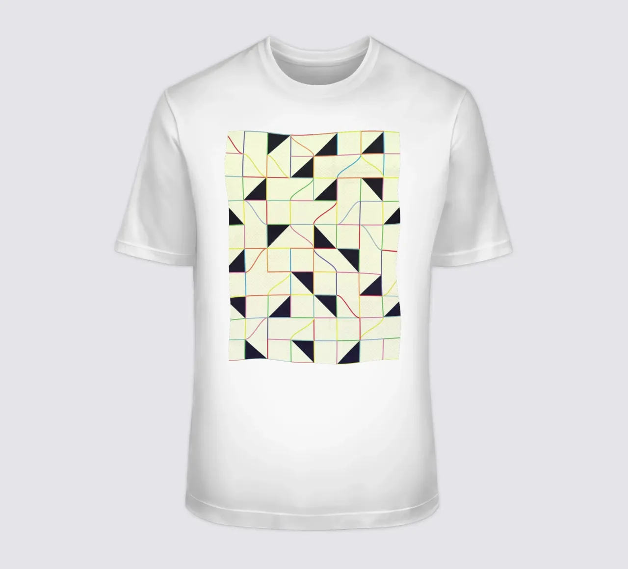 Triangles and Squares II t-shirt da Metron