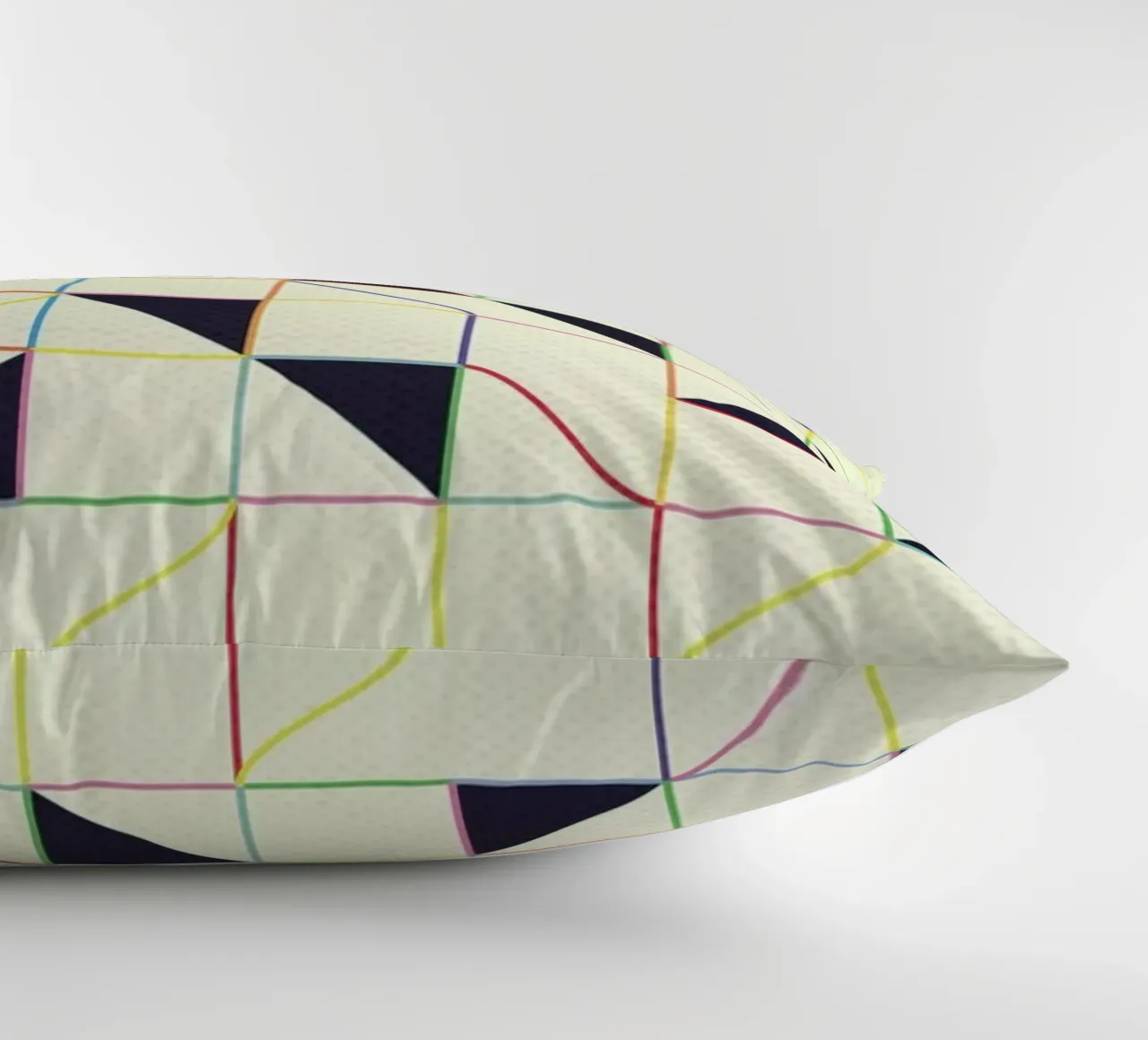 Triangles and Squares II cuscino da Metron