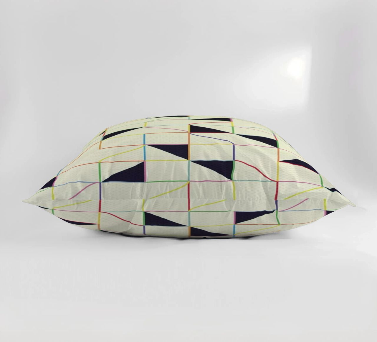 Triangles and Squares II cuscino da Metron