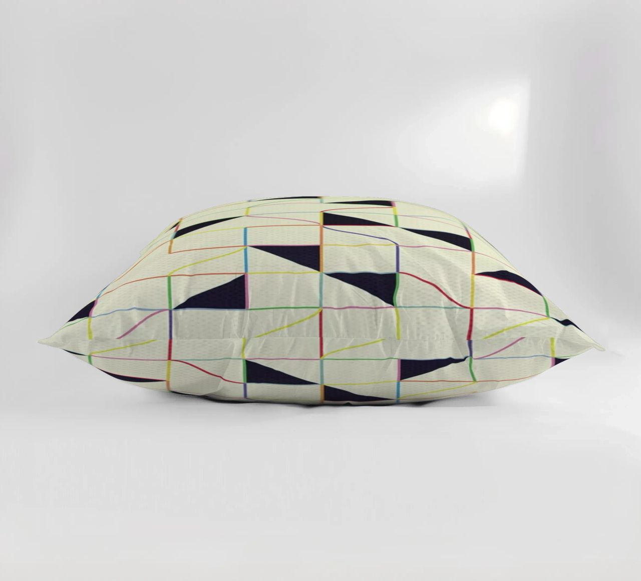 Triangles and Squares II cuscino da Metron