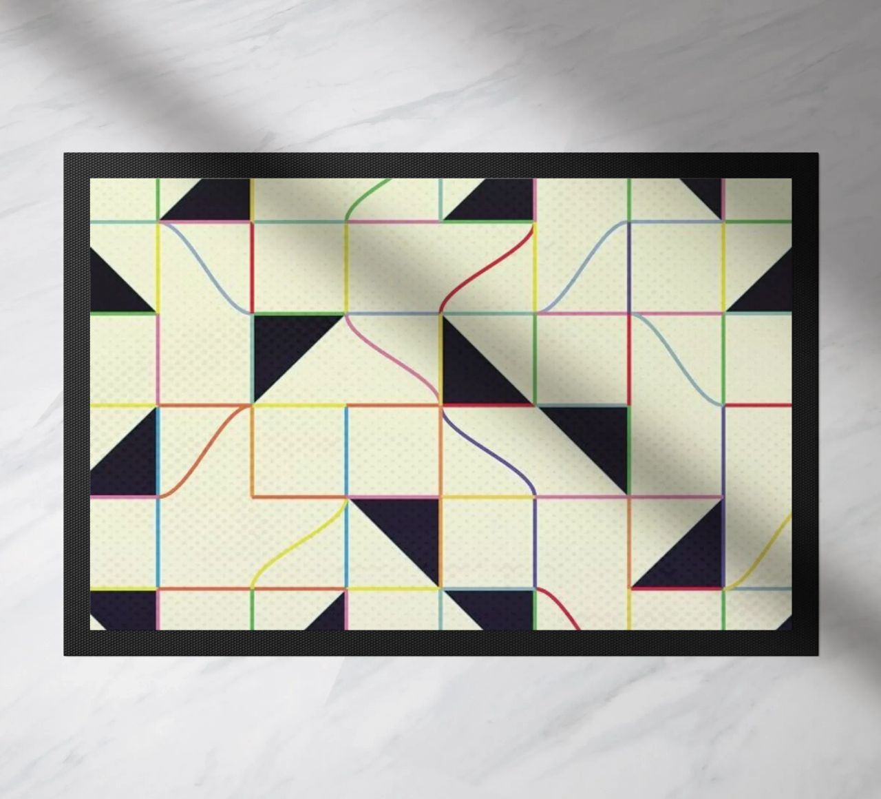 Triangles and Squares II paillasson de Metron