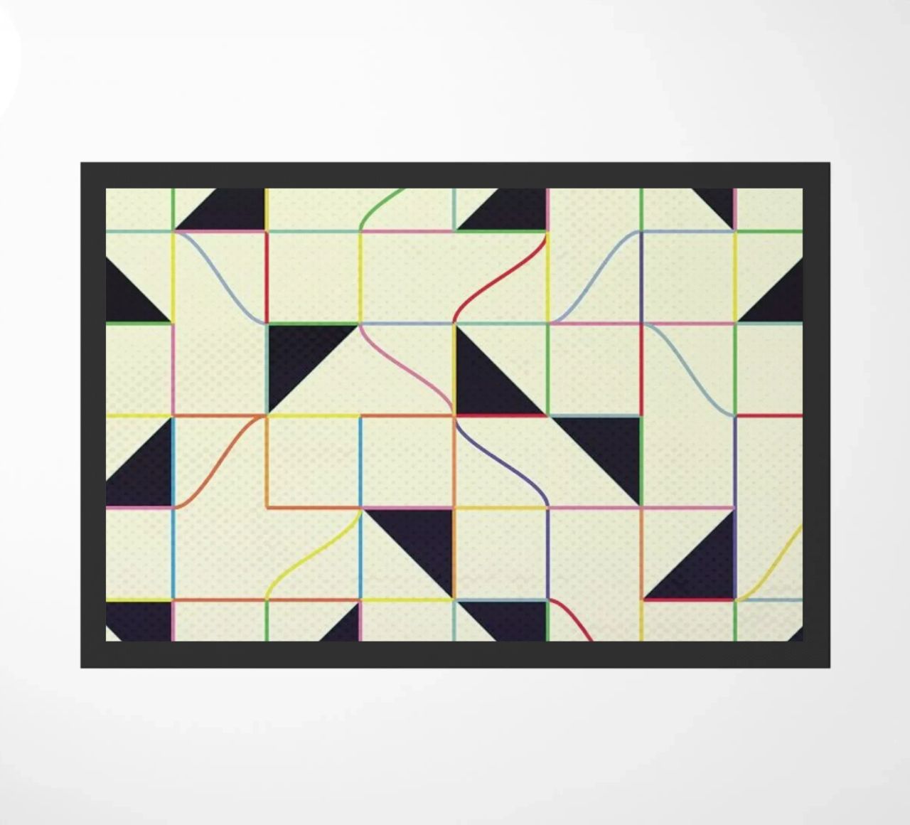 Triangles and Squares II paillasson de Metron