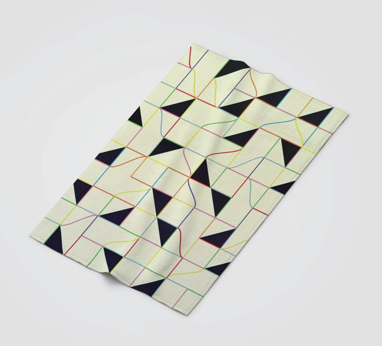 Triangles and Squares II coperta in pile da Metron