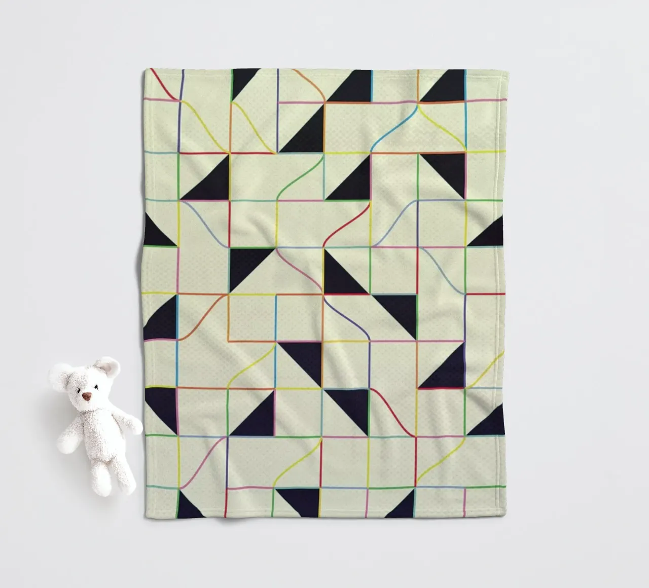 Triangles and Squares II coperta in pile da Metron