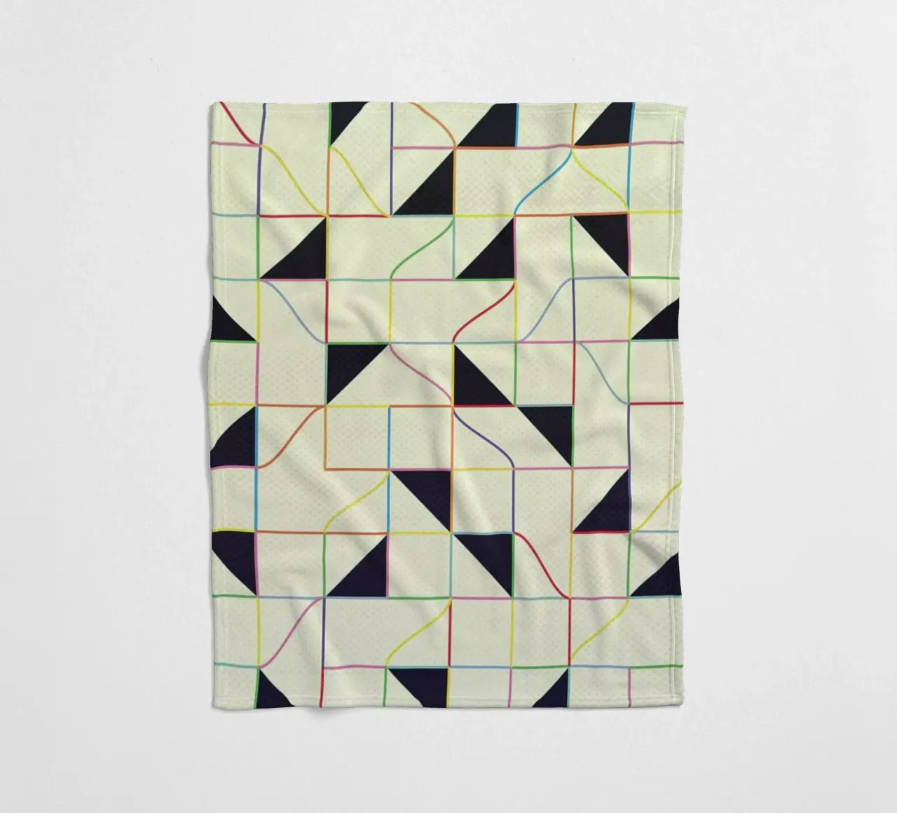 Triangles and Squares II coperta in pile da Metron