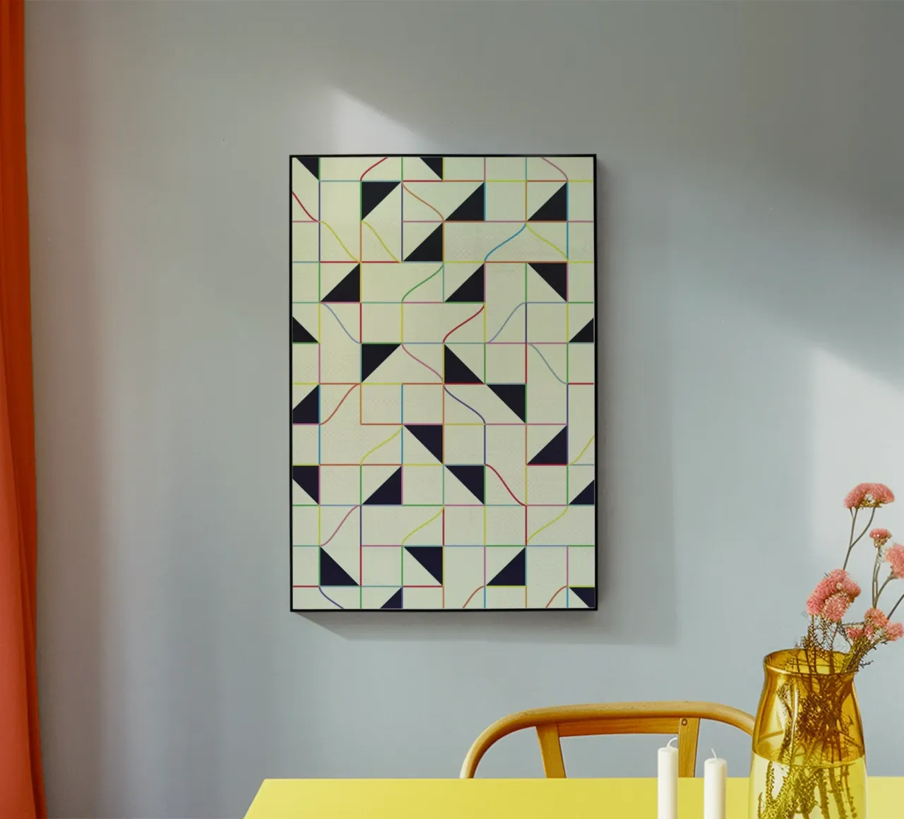 Triangles and Squares II plexiglass da Metron