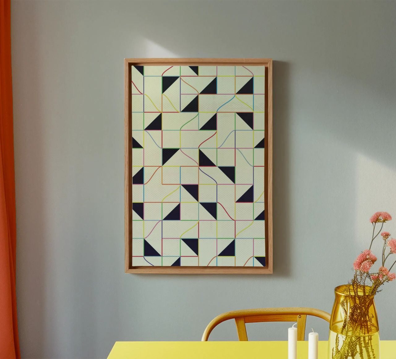 Triangles and Squares II tela da Metron
