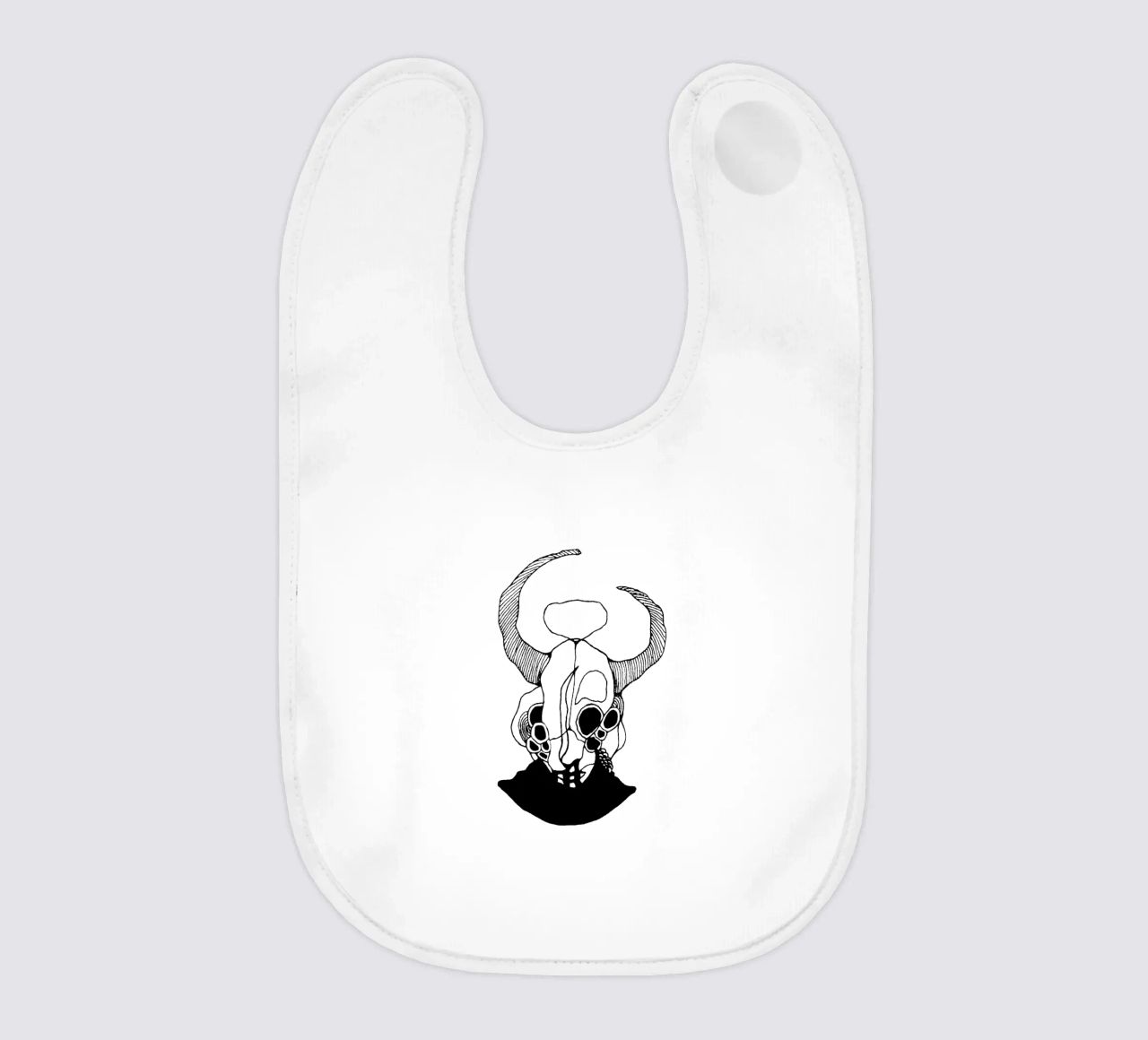 Where Is My Head bavaglino da byh.illustration